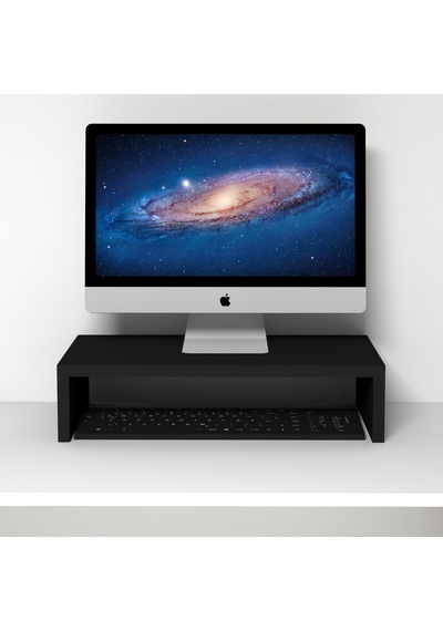 Emkawood Marry50 Monitör Yükseltici Laptop Standı Siyah