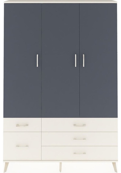 Arges Dolap 5 Raflı 5 Çekmeceli Tek Askılı 132x30x195 Aytaşı-antrasit/aytaşı Antrasıt/aytası Arges Dolap 5 Raflı 5 Çekmeceli Tek Askılı 132x30x195 Aytaşı-antrasit/aytaşı Antrasıt/aytası