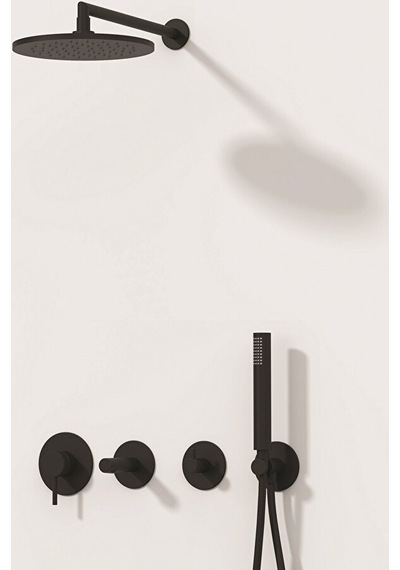 VitrA Origin A4262136Wtc Ankastre Duş Bataryası - Sıva Üstü Grubu Minibox Mat Siyah