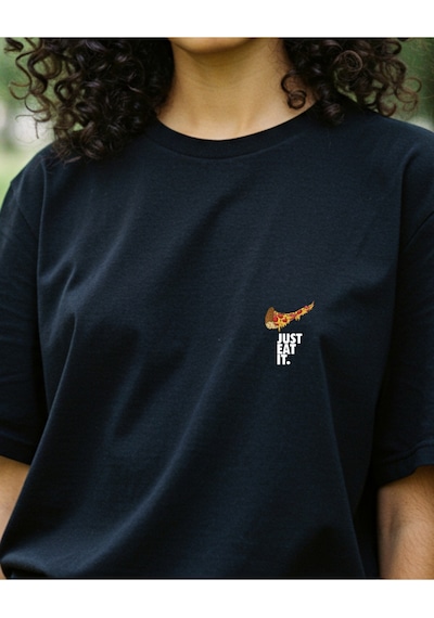 Sünger Bob Plankton Sheldon Tasarımlı Baskılı T-shirt Siyah