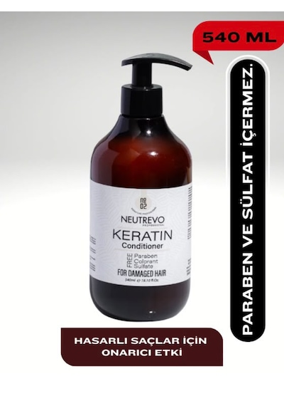 Neutrevo Professional No:2 Keratin Serisi Onarıcı Ve Güçlendirici Saç Bakım Kremi 540 Ml