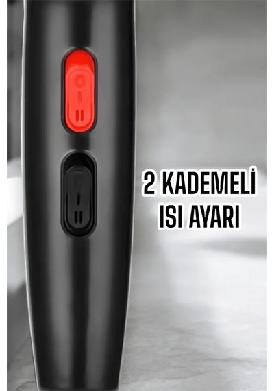 İki Kademeli Hız Fön Makinesi Tüm Saç Tipleri İçin