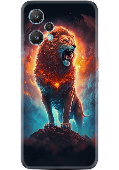 Realme 9 Pro Kılıf Boutique Baskılı Resimli Arslan Pcode -062