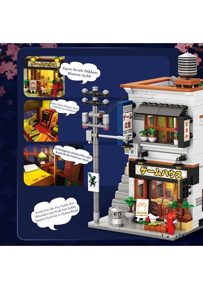 Reobrix 66503 Oyun Mağazası Yaratıcı Yapı Blok Seti Building Blocks Arcade Game Store - 984 Parça Reobrix 66503 Oyun Mağazası Yaratıcı Yapı Blok Seti Building Blocks Arcade Game Store - 984 Parça