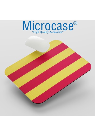 Microcase Taraftar Serisi Konforlu Kaymaz Taban Oyuncu Mousepad 70x30cm Al5311 Sarı-kırmızı