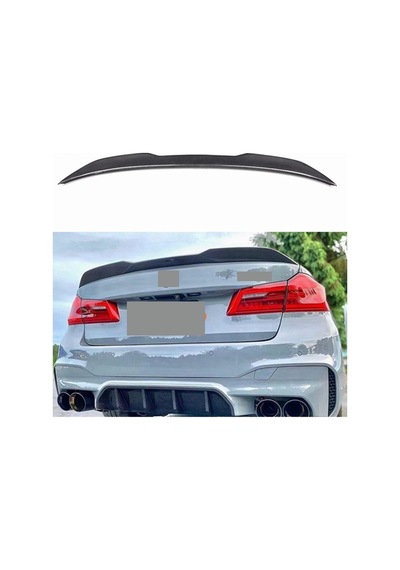 Bmw G30 2018-2020 Uyumlu Yarasa M4 Spoiler İthal Pianoblack Boyalı Spoiler