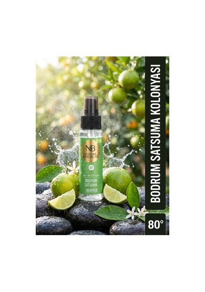 Satsuma Kolonyası 60 Ml Sprey Tatlı Turunçgil Cep Boy Seyahat Hediyelik %80 Alkollü