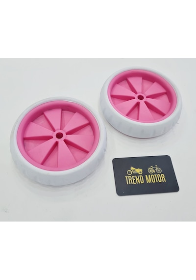 Trend 20 Jant Yan Denge Tekeri Pembe Angels - Kız Çocuk Bisiklet Beyaz - Pembe