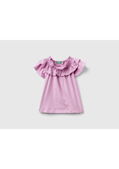 United Colors Of Benetton Benetton Kız Çocuk T-shirt 3f4jc10hv-24y Mor