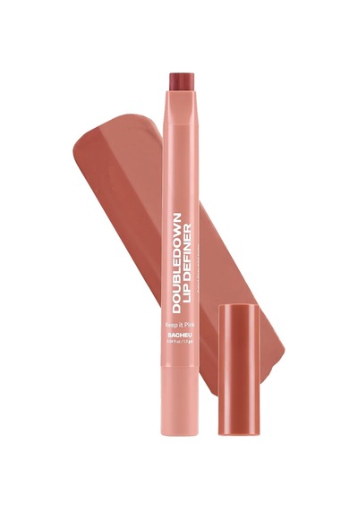 Sacheu Doubledown Lip Definer 2'si 1 Arada Dudak Kalemi Ve Balm 03 Keep İt Pink 1.3gr