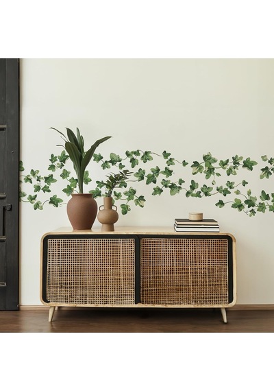 27 X 12,7 X 2,3 Cm Klettern Ivy Duvar Çıkartması Tekrar Kullanılabilir