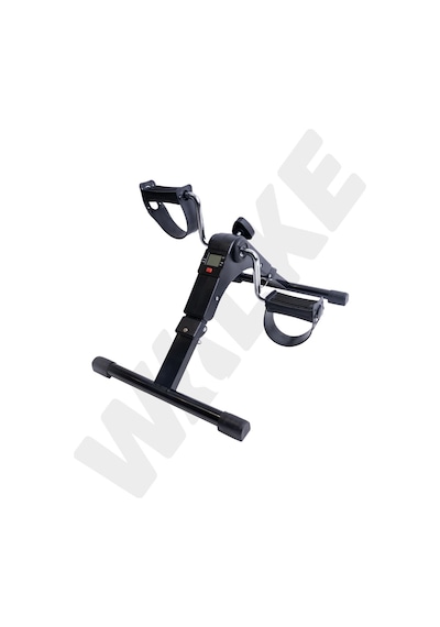 Walke Mini Kondisyon Bisikleti El Ayak Bisikleti Göstergeli Portatif Mini Bike Siyah