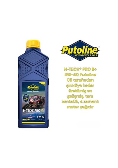 Putolıne N-tech Pro R+ 5w-40 Motosiklet Yağı