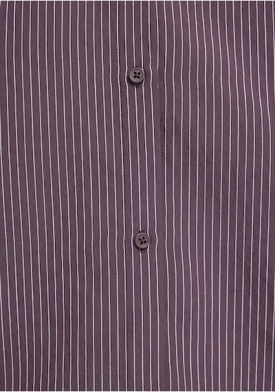 Mavi - Tencel Liyosel Karışımlı Çizgili Gömlek 1211374-91569 Mor