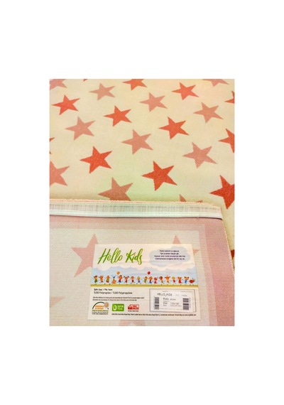 Hello Kids Kd29a Pembe-krem Halı