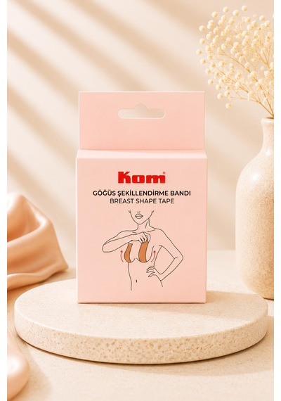 Kom Dekolte Göğüs Bandı - Ten