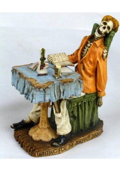 WISE Veronese İskelet Serisi-AKŞAM YEMEĞİ BEKLEYEN-16*12*7 CM