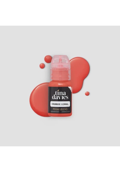 Perma Blend Tina Davies Orange Coral Kalıcı Makyaj Dudak Pigmenti 15ml