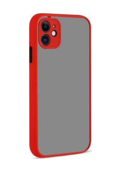 Apple Uyumlu  iPhone 12 Mini Kılıf Zore Hux Düğme Ve Kapak Zıt Renk Kılıf