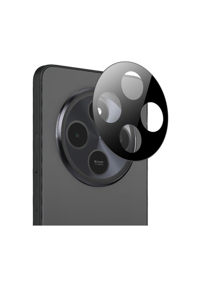Xiaomi Redmi 14c Kamera Lens Koruma Camı V2 Siyah Redmi 14c İle Uyumlu Ekran Koruyucu - Siyah