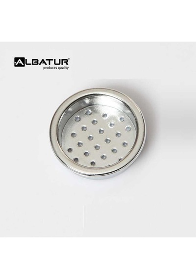 Albatur Plastik Menfez Yuvarlak 34mm Krom 141-0620-1800