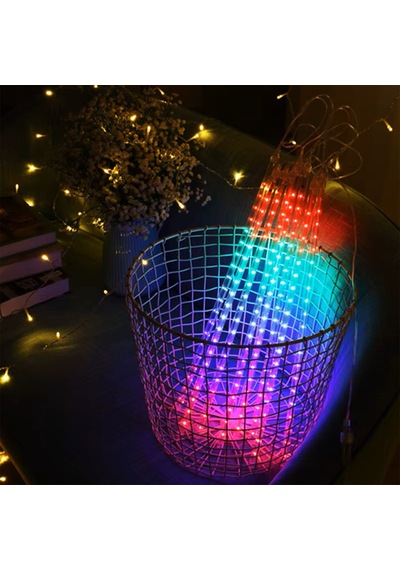 50cm Rgb Led 2mt. Meteor Yılbaşı Aydınlatması Yağmur Kar Efekti Tüp Su Geçirmez Parti Çıbık Işık Eklenebilir 6w 2m