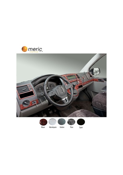 Meriç® Vw Transporter T5 Ön Torpido Kaplama 37 Parça 2009-2014 (530157707)