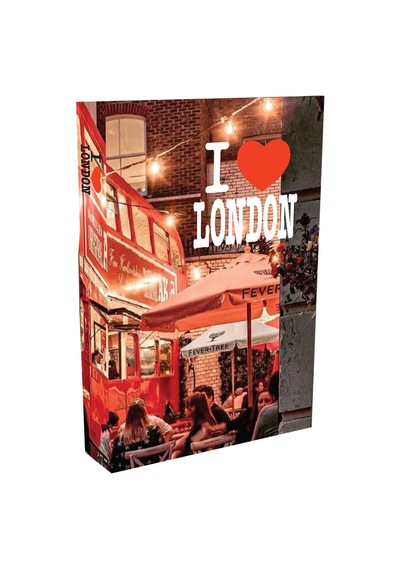 058 London Dekoratif Kitap Kutusu