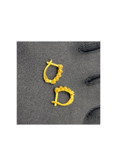 22 Ayar Altın Küpe Dorika 2.51gr - K01139