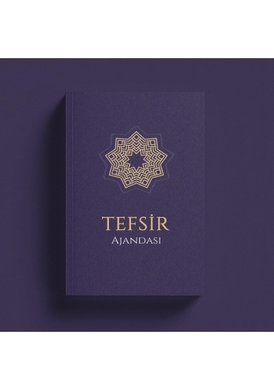 Tefsir Ajandası Karton Kapak - Lacivert Çok Renkli