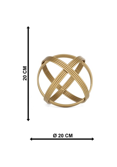 Satürn Metal Aksesuar Eskitme 20 Cm