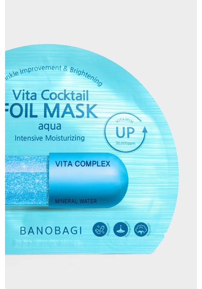 Defacto Banobagi Vita Cocktail Foil Aqua Mask 10ml – Yoğun Nemlendirici & Canlandırıcı Folyo Yüz Maskesi F7398AXNS