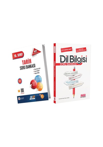 Hız Ve Renk 10.sınıf Tarih Ve Akm Dil Bilgisi Soru Bankası Seti 2 Kitap