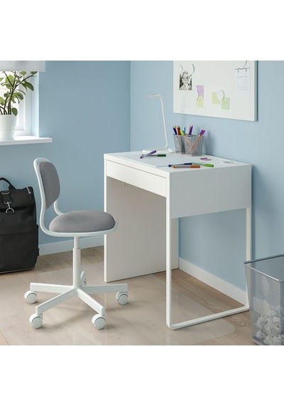 Ikea Örfjäll Çocuk Çalışma Sandalyesi, Beyaz-vissle Açık Gri