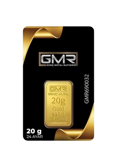 1 Adet 20 Gr 24 Ayar Altın 995 Gmr