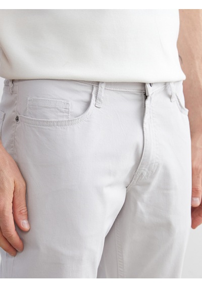 Lcw Eco Ekru Standart Kalıp Gabardin Erkek Chino Pantolon