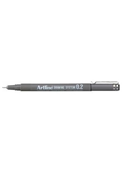 Artline 0.2 Çizim Kalemi Siyah 232