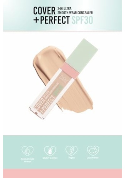Tr Pastel Cover Perfect Concealar Spf30 Ultra Kapatıcı, 304 Nude Pink Genel