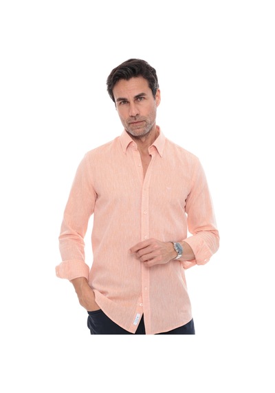 Slim Fit Uzun Kol Yaka Düğmeli Nefes Alan Keten Hediye Kutulu Erkek Gömlek Fs-004548 - Oranj-3235 Turuncu - Sarı Slim Fit Uzun Kol Yaka Düğmeli Nefes Alan Keten Hediye Kutulu Erkek Gömlek Fs-004548 - Oranj-3235 Turuncu - Sarı