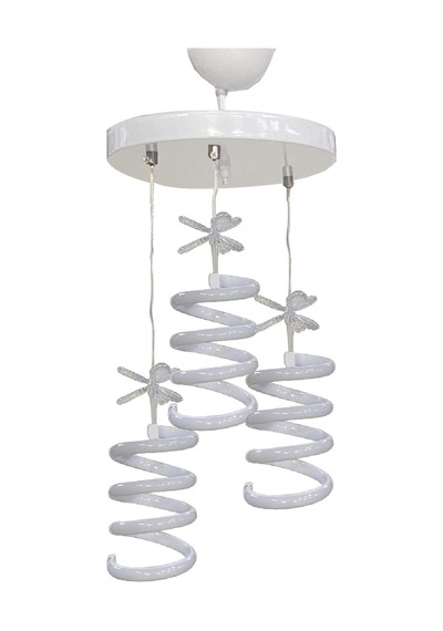 Rüzgar Led Avize 3lü Sarkıt Model Avize Beyaz