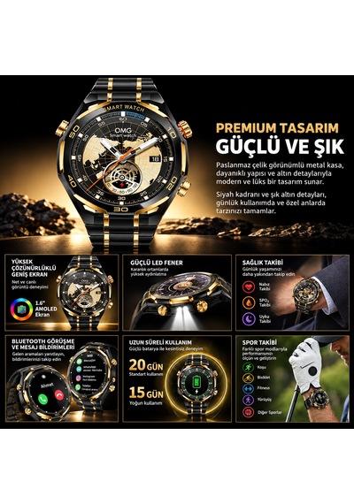 Kalobee Sk55 Pro Aı Yapay Zeka Destekli 3 Kordonlu Akıllı Saat 1.6" Amoled, Bluetooth Görüşme, Ip68, Kablosuz Şarj Kalobee Sk55 Pro Aı Yapay Zeka Destekli 3 Kordonlu Akıllı Saat 1.6" Amoled, Bluetooth Görüşme, Ip68, Kablosuz Şarj