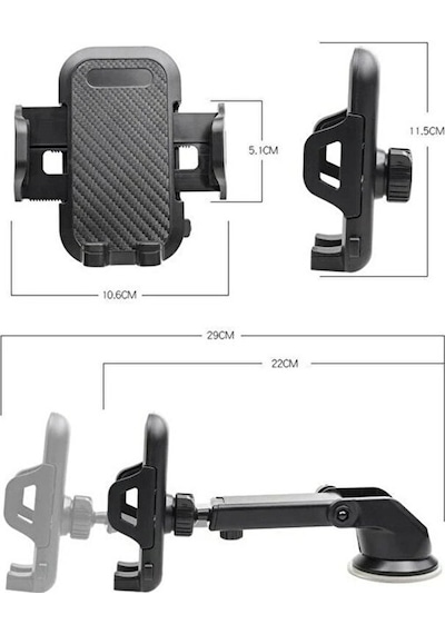 Nice Shop Cam ve Torpido Için Araç İçi Otomatik Telefon Tutucu Nice Shop Cam ve Torpido Için Araç İçi Otomatik Telefon Tutucu
