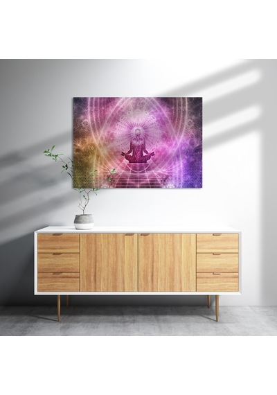 Cakasepetim Meditasyon Ve Sürreal Şekiller Ahşap Mdf Tablo
