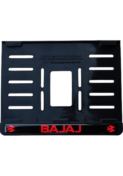Bajaj Bajaj 2 Plastik Kırılmaz Plakalık