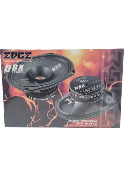 Edge Pro Oval Midrange - Edge Edbxpro69w 300w 150rms Oval Midrange - Edge Pro Kayık Midrange Hoparlö