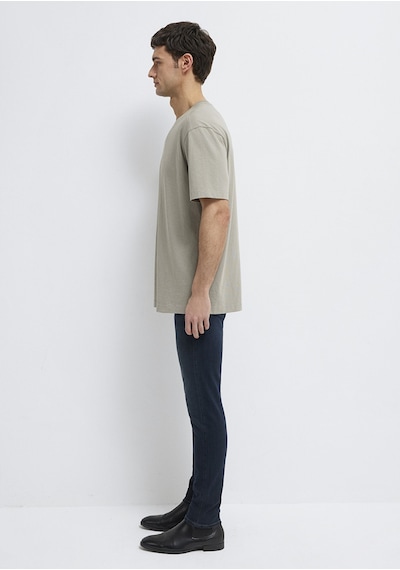 Mavi - Gri Basic Tişört 0613466-70352 Gri