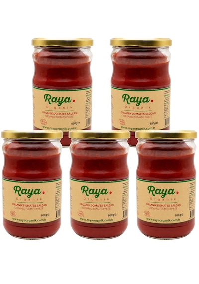 Organik Domates Salçası 5'li Paket 650 G X 5