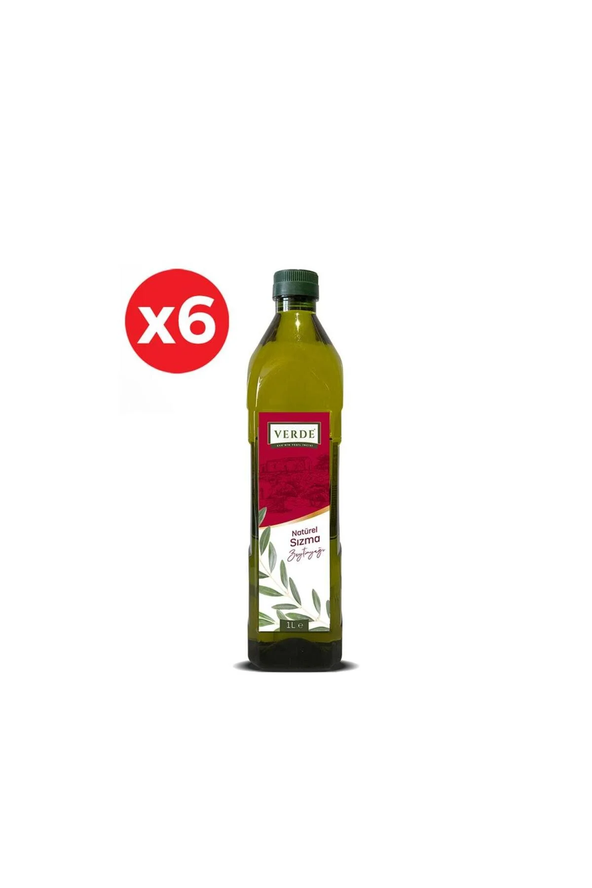 Natürel Sızma Zeytinyağı 6x1l