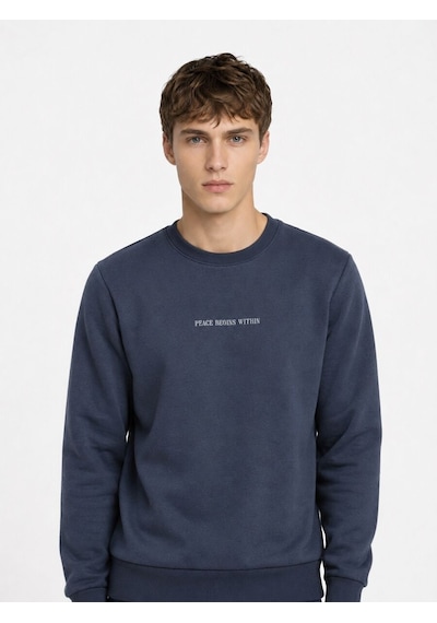 Loft Regular Fit Erkek Sweatshirt Lf2041193 Q1.v1 Koyu Lacivert