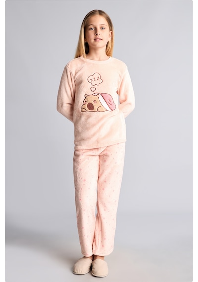 Defacto Figür Baskılı Welsoft Pelüş 2li Pijama Takımı Kız Çocuk H9519a826wnpn684 Pembe-pn684 Defacto Figür Baskılı Welsoft Pelüş 2li Pijama Takımı Kız Çocuk H9519a826wnpn684 Pembe-pn684